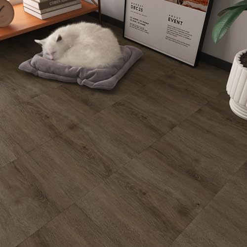 LaCheery PVC Bodenbelag Selbstklebend Holzoptik Braun Vinyl Boden Selbst Klebend Fliesenaufkleber Boden 30x30 Vinylboden Selbstklebend Holzoptik Bodenfolie Küche Wasserdicht für Wohnzimmer 36 Stück LaCheery PVC Bodenbelag Selbstklebend Holzoptik Braun Vinyl Boden Selbst Klebend Fliesenaufkleber Boden 30x30 Vinylboden Selbstklebend Holzoptik Bodenfolie Küche Wasserdicht für Wohnzimmer 36 Stück von LACHEERY