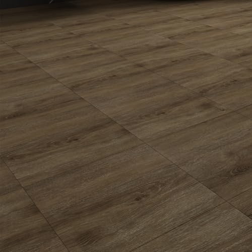 LaCheery Vinylboden Selbstklebend Holzoptik PVC Fliesen Selbstklebend Braun Klebefliesen Boden Bad Vinyl 30cm X 30cm Bodenbelag Holz Klebevinyl Eiche Wohnzimmer Schlafzimmer Küche 4 Fliesen von LACHEERY