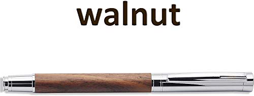 LACHIEVA LUX Walnut Roller Pen with Elegant Wood Box Pack- Compatible with Germany Schneider Refill - Perfect for Gifts von LACHIEVA LUX