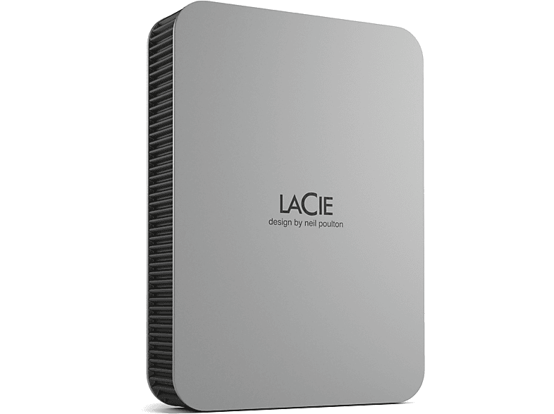LACIE Mobile Drive Festplatte, 4 TB HDD, 2,5 Zoll, extern, Moon Silver LACIE Mobile Drive Festplatte, 4 TB HDD, 2,5 Zoll, extern, Moon Silver von LACIE