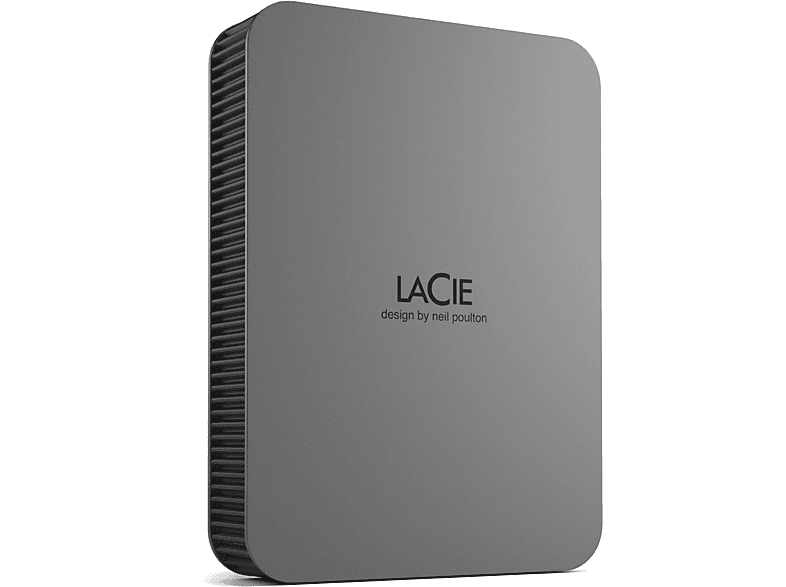 LACIE Mobile Drive Secure Festplatte, 5 TB HDD, 2,5 Zoll, extern, Space Grey von LACIE