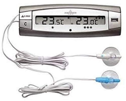 LACOR 62456 Elektronisches Kühlschrankthermometer, Edelstahl, Mehrfarbig, Einheitsgröße von LACOR