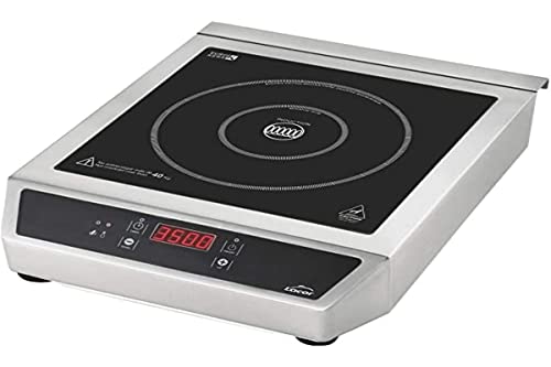 Lacor - 69132 - Tragbare Induktionsplatte, Glasoberfläche, Touch Control, 17 Leistungsstufen, Zwei Brände - 12 & 28 cm, IPX3 Sicherheitssystem, 3500W, 44 x 34 x 12 cm, Inox, Schwarz Lacor - 69132 - Tragbare Induktionsplatte, Glasoberfläche, Touch Control, 17 Leistungsstufen, Zwei Brände - 12 & 28 cm, IPX3 Sicherheitssystem, 3500W, 44 x 34 x 12 cm, Inox, Schwarz von LACOR