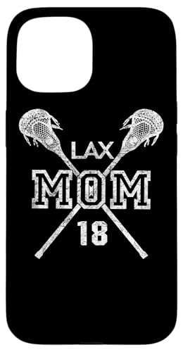 LAX Mom #18 Lacrosse Mom Player Number 18 Geschenke zum Muttertag Hülle für iPhone 15 LAX Mom #18 Lacrosse Mom Player Number 18 Geschenke zum Muttertag Hülle für iPhone 15 von LACROSSE MOM NUMBER JERSEY FAVORITE PLAYER GIFTS