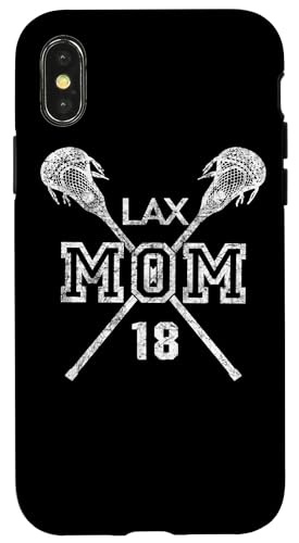 LAX Mom #18 Lacrosse Mom Player Number 18 Geschenke zum Muttertag Hülle für iPhone X/XS LAX Mom #18 Lacrosse Mom Player Number 18 Geschenke zum Muttertag Hülle für iPhone X/XS von LACROSSE MOM NUMBER JERSEY FAVORITE PLAYER GIFTS