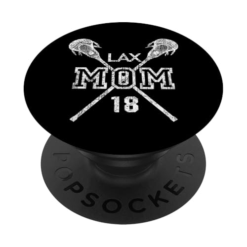 LAX Mom #18 Lacrosse Mom Player Number 18 Geschenke zum Muttertag PopSockets Klebender PopGrip LAX Mom #18 Lacrosse Mom Player Number 18 Geschenke zum Muttertag PopSockets Klebender PopGrip von LACROSSE MOM NUMBER JERSEY FAVORITE PLAYER GIFTS
