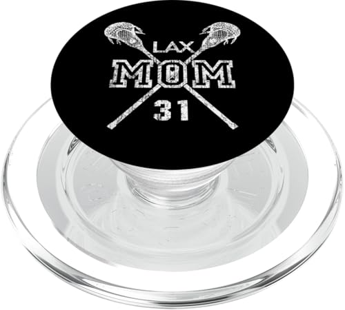 LAX Mom #31 Lacrosse Mom Player Number 31 Geschenke zum Muttertag PopSockets PopGrip für MagSafe LAX Mom #31 Lacrosse Mom Player Number 31 Geschenke zum Muttertag PopSockets PopGrip für MagSafe von LACROSSE MOM NUMBER JERSEY FAVORITE PLAYER GIFTS
