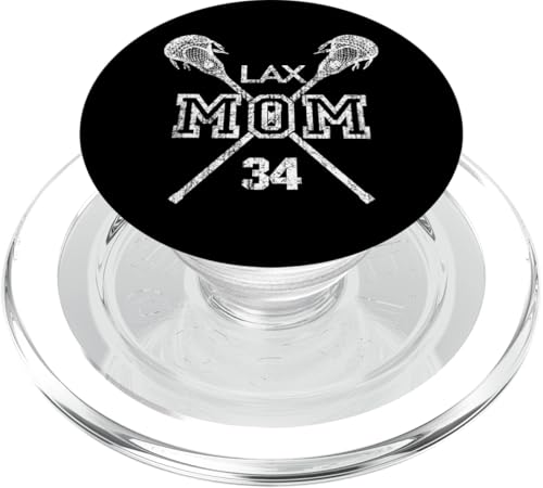 LAX Mom #34 Lacrosse Mom Player Number 34 Geschenke zum Muttertag PopSockets PopGrip für MagSafe LAX Mom #34 Lacrosse Mom Player Number 34 Geschenke zum Muttertag PopSockets PopGrip für MagSafe von LACROSSE MOM NUMBER JERSEY FAVORITE PLAYER GIFTS