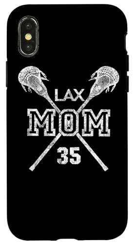 LAX Mom #35 Lacrosse Mom Player Number 35 Geschenke zum Muttertag Hülle für iPhone X/XS LAX Mom #35 Lacrosse Mom Player Number 35 Geschenke zum Muttertag Hülle für iPhone X/XS von LACROSSE MOM NUMBER JERSEY FAVORITE PLAYER GIFTS