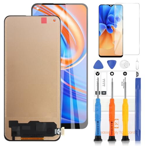 Bildschirm für Oppo A94 5G Ersatzbildschirm CPH2211 Display 6,4 Zoll für Oppo Reno 5Z/RENO5 Z LCD-Bildschirm Touch Digitizer Display Assembly Teile Reparir Kit mit Werkzeugen von LADYSON