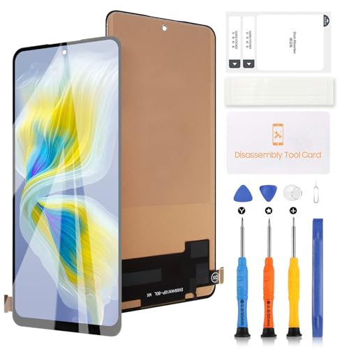 Ersatz-LCD-Bildschirm für Xiaomi Redmi Note 12 PRO 4G ‎2209116AG, 2209116AG Display für Redmi Note 12 PRO 4G LCD Touchscreen Digitizer Montage mit Werkzeugen (Schwarz, TFT-Highlight-Version) von LADYSON