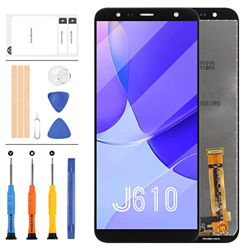 Ersatzbildschirm für Samsung Galaxy J6 Plus J6 Plus J610 2018 J610G/DS J610F J610FN/J4 Plus J415 J415F-DS J415F LCD Display Touch Digitizer Montageset, inkl. gehärteter Folie mit Werkzeug Ersatzbildschirm für Samsung Galaxy J6 Plus J6 Plus J610 2018 J610G/DS J610F J610FN/J4 Plus J415 J415F-DS J415F LCD Display Touch Digitizer Montageset, inkl. gehärteter Folie mit Werkzeug von LADYSON
