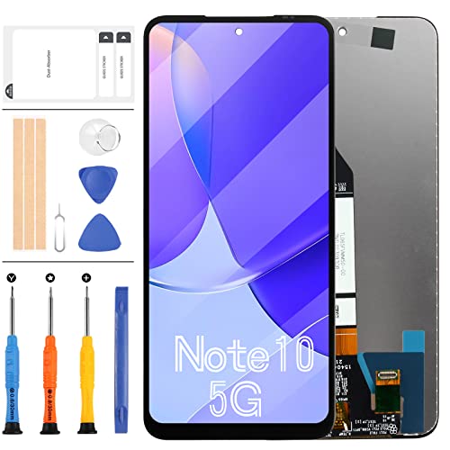 Für Xiaomi Redmi Note 10 5G/Poco M3 Pro 5G LCD-Bildschirm Ersatz 6,5 Zoll M2103K19PG M2103K19PI LCD Display Touch Panel Digitizer Assembly NEW Glass Full Repair Kits with Tools von LADYSON