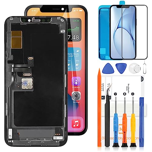 Für iPhone 11 Pro Bildschirm Ersatz für iPhone 11 Pro LCD 11 Pro Display 3D Touch Screen Digitizer Assembly Repair Parts Kit A2160 A2217 A2215 5,8 Zoll INCELL Black von LADYSON