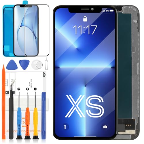 Für iPhone XS LCD-Bildschirm Ersatz für iPhone XS Bildschirm Ersatz A1920 A2097 A2098 A2099 A2100 LCD Display 3D Touch Digitizer Assembly 5,8 Zoll (schwarz, incell) von LADYSON