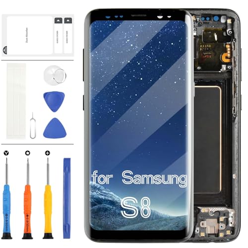 INCELL LCD Bildschirm für Samsung Galaxy S8 G950 LCD Bildschirm Ersatz für G950F SM-G950F Display Digitizer Touchscreen Full Assembly Kit Schwarz mit Rahmen INCELL LCD Bildschirm für Samsung Galaxy S8 G950 LCD Bildschirm Ersatz für G950F SM-G950F Display Digitizer Touchscreen Full Assembly Kit Schwarz mit Rahmen von LADYSON