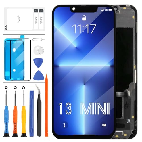 INCELL LCD Bildschirm für iPhone 13 Mini A2628 A2481 A2626 A2629 A2630 LCD Display Full HD COF Touchscreen Digitizer Montage Ersatz Reparaturset mit Werkzeug INCELL LCD Bildschirm für iPhone 13 Mini A2628 A2481 A2626 A2629 A2630 LCD Display Full HD COF Touchscreen Digitizer Montage Ersatz Reparaturset mit Werkzeug von LADYSON
