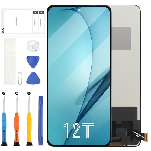 Incell Bildschirm Ersatz für Xiaomi 12T LCD Bildschirm für Xiaomi 12T Pro 5G 2022 LCD Display Touch Digitizer Montage Reparaturset 22071212AG 22081212UG 22081212G 6,67 Zoll Schwarz Incell Bildschirm Ersatz für Xiaomi 12T LCD Bildschirm für Xiaomi 12T Pro 5G 2022 LCD Display Touch Digitizer Montage Reparaturset 22071212AG 22081212UG 22081212G 6,67 Zoll Schwarz von LADYSON