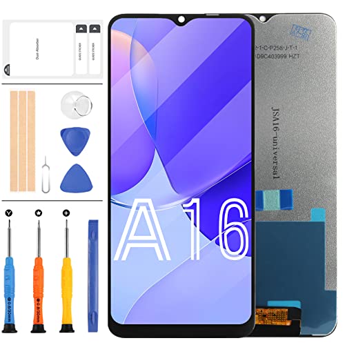 LADYSON Bildschirm-Ersatz für Oppo A16 CPH2269 A16S CPH2271 LCD-Display Touchscreen Digitizer Montage Reparaturteile Kit 6,5 Zoll (schwarz) von LADYSON