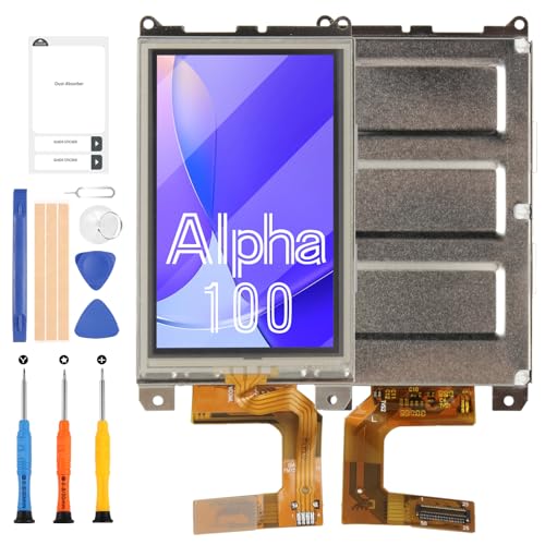 LADYSON Bildschirm für Garmin Alpha 100 LCD Display Touchscreen Digitizer Montage Ersatz mit Rahmen 3 Zoll für Garmin Alpha 100 GPS-Reparatur-Teil-Kits von LADYSON