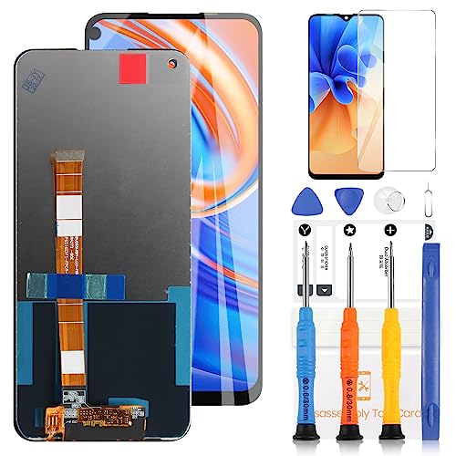 LADYSON LCD-Bildschirm für 6,5 Zoll Oppo A53/Oppo A53S/Oppo A32/Oppo A33 2020 LCD Display Touchscreen Digitizer Ersatz-Kit mit Werkzeug (schwarz) von LADYSON