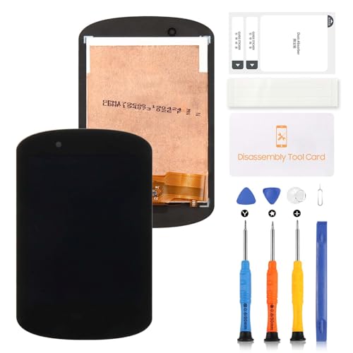 LADYSON LCD-Bildschirm für Garmin Edge 530 G-P-S Ersatz Display für Garmin Edge 530 LCD Display Touchscreen Digitizer Montage Ersatzteil Reparaturteile mit Werkzeugen (Schwarz) von LADYSON