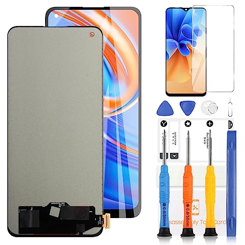 LADYSON LCD-Bildschirm für Oppo Reno 8 Lite 5G CPH2343 LCD Display Touchscreen Digitizer Ersatzset mit Werkzeug (Schwarz 6,43 Zoll) von LADYSON