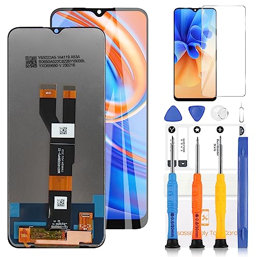 LADYSON LCD-Bildschirm für Realme C11 2021 RMX3231 C21 C20 Ersatz LCD-Bildschirm Touchscreen Digitizer Ersatz-Kit mit Werkzeug (schwarz) von LADYSON