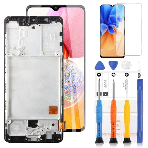 LADYSON LCD-Bildschirm für Samsung Galaxy A41 A415F Ersatz des OLED-Bildschirms für SM-A415F SM-A415FN SN-A415F/DSN LCD Display Touchscreen Digitizer Assembly Teile mit Werkzeugen (Schwarz mit Rahmen) von LADYSON