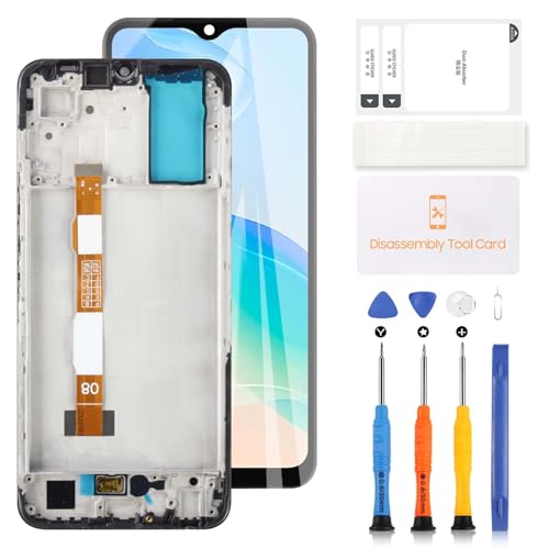LADYSON LCD Display für Vivo Y33S 2021 LCD-Bildschirm für Vivo Y33S 2021 V2109 LCD Display Touchscreen Montage Ersatz Glas Digitizer mit Werkzeugen (6,58 Zoll, Schwarz mit Rahmen) von LADYSON