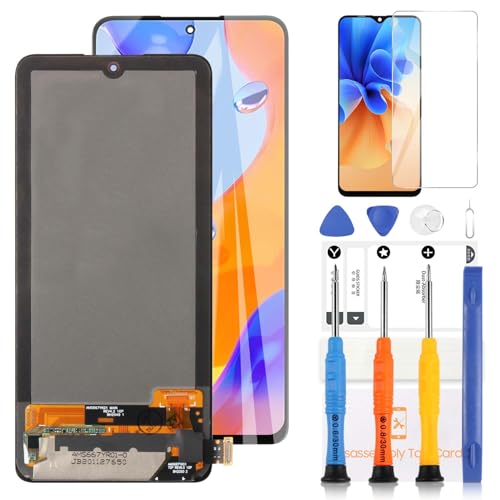 LADYSON OLED-Bildschirm für Xiaomi Redmi Note 11 PRO 2201116T Display für Xiaomi Redmi Note 11 PRO 5G 21091116I 2201116SG LCD Display Touchscreen Digitizer Assembly mit Werkzeugen (6.67 Zoll, Schwarz) von LADYSON