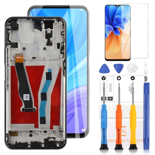 LCD-Bildschirm für Huawei P Smart PRO 2019/Y9S 2019 Ersatz für Huawei Y9S 2019 Display P Smart PRO 2019 LCD Touchscreen Digitizer Assembly mit Werkzeugen (Schwarz mit Rahmen) von LADYSON