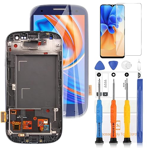 LCD-Display für Samsung Galaxy S3 I9300 Ersatz-LCD-Display Touchscreen Digitizer Montage Reparaturteile mit Werkzeugen (nicht AMOLED) von LADYSON