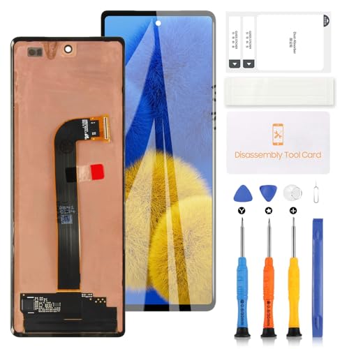 Original AMOLED LCD-Bildschirm für Samsung Galaxy Z Fold 2, Ersatz für Z Fold 2 SM-F916B SM-F916U SM-F916U1 SM-F916W SM-F916J LCD Display Touchscreen Außen kleines Frontdisplay Digitizer Montage 6,2 Original AMOLED LCD-Bildschirm für Samsung Galaxy Z Fold 2, Ersatz für Z Fold 2 SM-F916B SM-F916U SM-F916U1 SM-F916W SM-F916J LCD Display Touchscreen Außen kleines Frontdisplay Digitizer Montage 6,2 von LADYSON