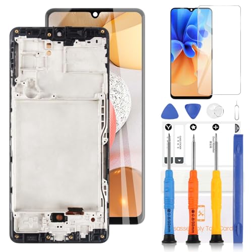 TFT LCD-Bildschirm für 6,6 Zoll Samsung Galaxy A42 5G A426B SM-A426B SM-A426B/DS A426 LCD Display Touchscreen Digitizer Assembly mit Werkzeugen (schwarzer Rahmen, große Größe) von LADYSON
