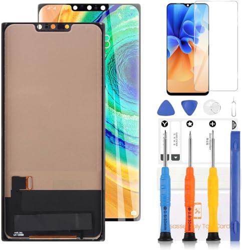 TFT LCD Bildschirm für Huawei Mate 30 PRO Ersatzbildschirm für Huawei Mate 30 PRO LIO-L09 LIO-L29 LIO-AL00 LIO-TL00 LCD Display Touchscreen Digitizer Montage mit Werkzeugen (6,53 Zoll Schwarz) von LADYSON