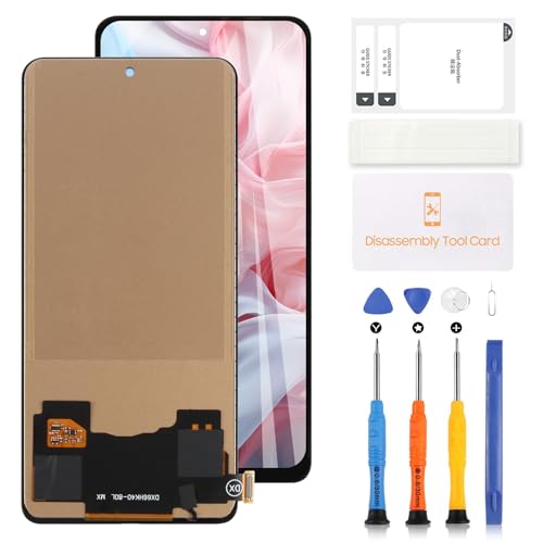 TFT LCD Bildschirm für Xiaomi Black Shark 4 PRS-H0 Bildschirm Ersatz für Xiaomi Black Shark 4 Pro LCD Display Touch Digitizer Montage Reparaturset mit Werkzeugen (Schwarz) von LADYSON