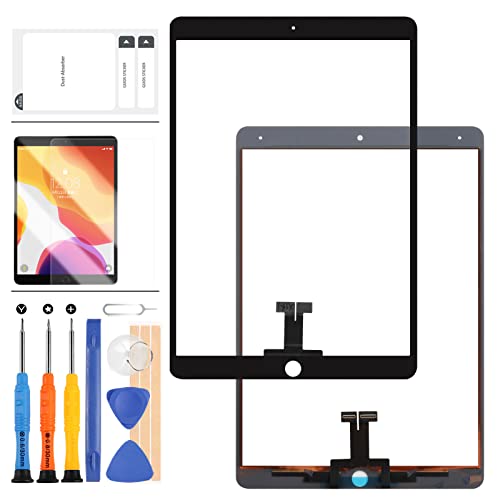 Touchscreen-Digitzer Compatible für iPad Air 3 3. Generation 2019, Touchscreen-Digitzer für iPad A2152 A2123 A2153 A2154, Touch-Glasscheibe, Ersatz ohne Home-Taste, +Werkzeug +Displayschutzfolie von LADYSON