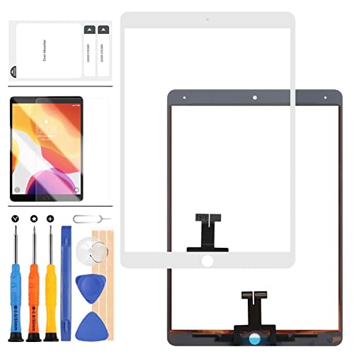 Touchscreen-Digitzer Compatible für iPad Air 3 3. Generation 2019, Touchscreen-Digitzer für iPad A2152 A2123 A2153 A2154, Touch-Glasscheibe, Ersatz ohne Home-Taste, Werkzeug +Displayschutzfolie von LADYSON