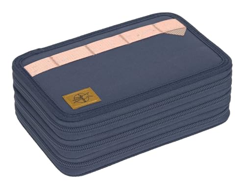 LÄSSIG Unique School Triple Pencil Case Slim Navy LÄSSIG Unique School Triple Pencil Case Slim Navy von LÄSSIG