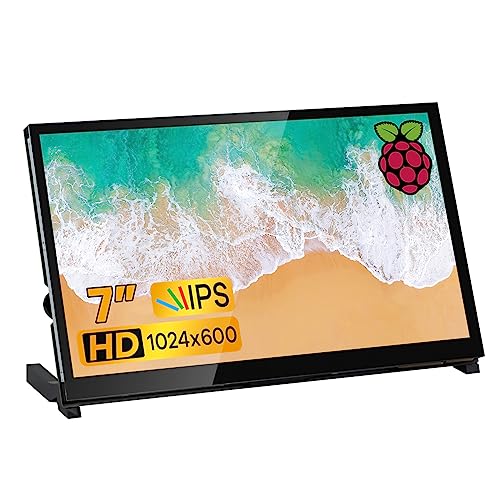 LAFVIN 10,1 Zoll IPS LCD Touch Screen Display Panel 1024×600 kapazitiver Bildschirm HDMI Monitor für Raspberry Pi, Jetson Nano,BB Schwarz, Windows 10 8 7 von LAFVIN