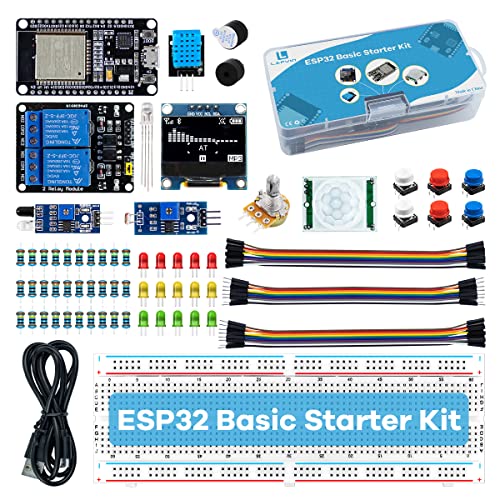 LAFVIN Basic Starter Kit für ESP32 ESP-32S WiFi I OT Entwicklungsboard mit Tutorial kompatibel mit Arduino IDE von LAFVIN