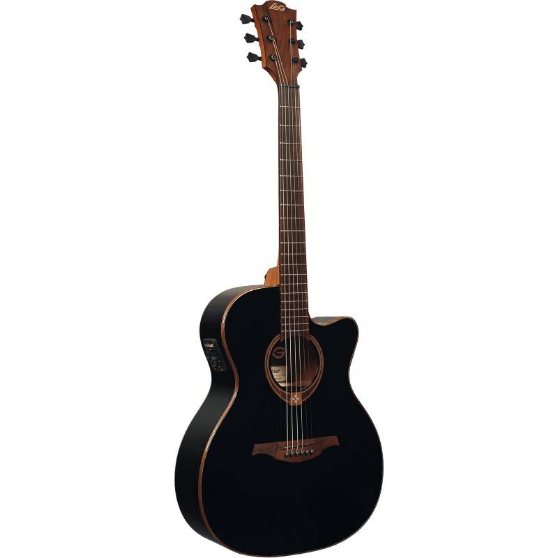 (B-Ware) LAG Guitars Tramontane 118 T118ACE-BLK Black Electro-Acoustic Guitar von LAG Guitars