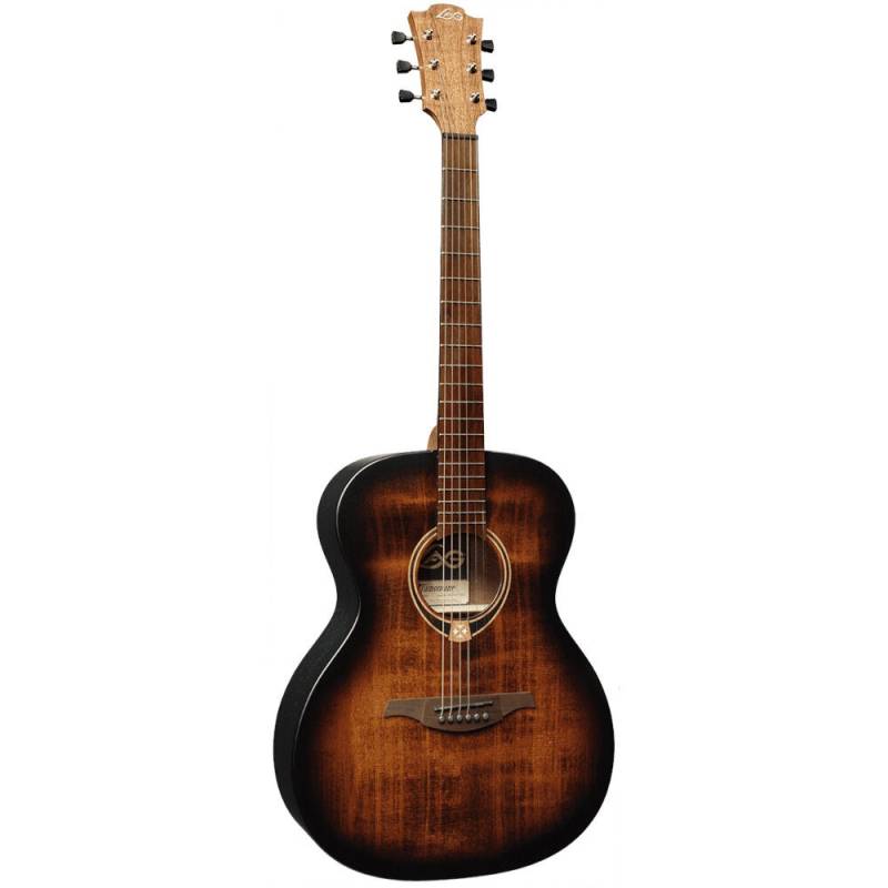 (B-Ware) LAG Guitars Tramontane 70 T70A Black & Brown Acoustic Guitar von LAG Guitars