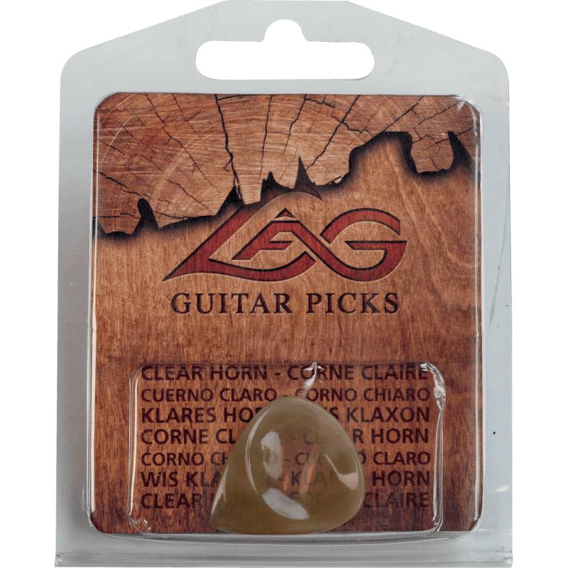 LAG Guitars 1CH Clear Horn Horn Plectrum (Single Piece) von LAG Guitars