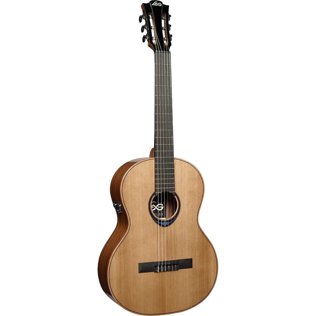 LAG Guitars BlueWave 2 CBW2E Classical Electro-Acoustic Classical Guitar with Built-In Effects and Bluetooth LAG Guitars BlueWave 2 CBW2E Classical Electro-Acoustic Classical Guitar with Built-In Effects and Bluetooth von LAG Guitars