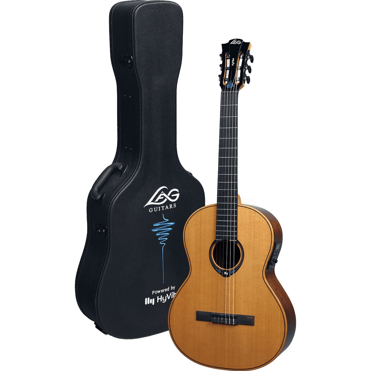 LAG Guitars Classic HyVibe 15 CLHV15E Left-Handed Electro-Acoustic Classical Guitar w. Built-In Effects LAG Guitars Classic HyVibe 15 CLHV15E Left-Handed Electro-Acoustic Classical Guitar w. Built-In Effects von LAG Guitars