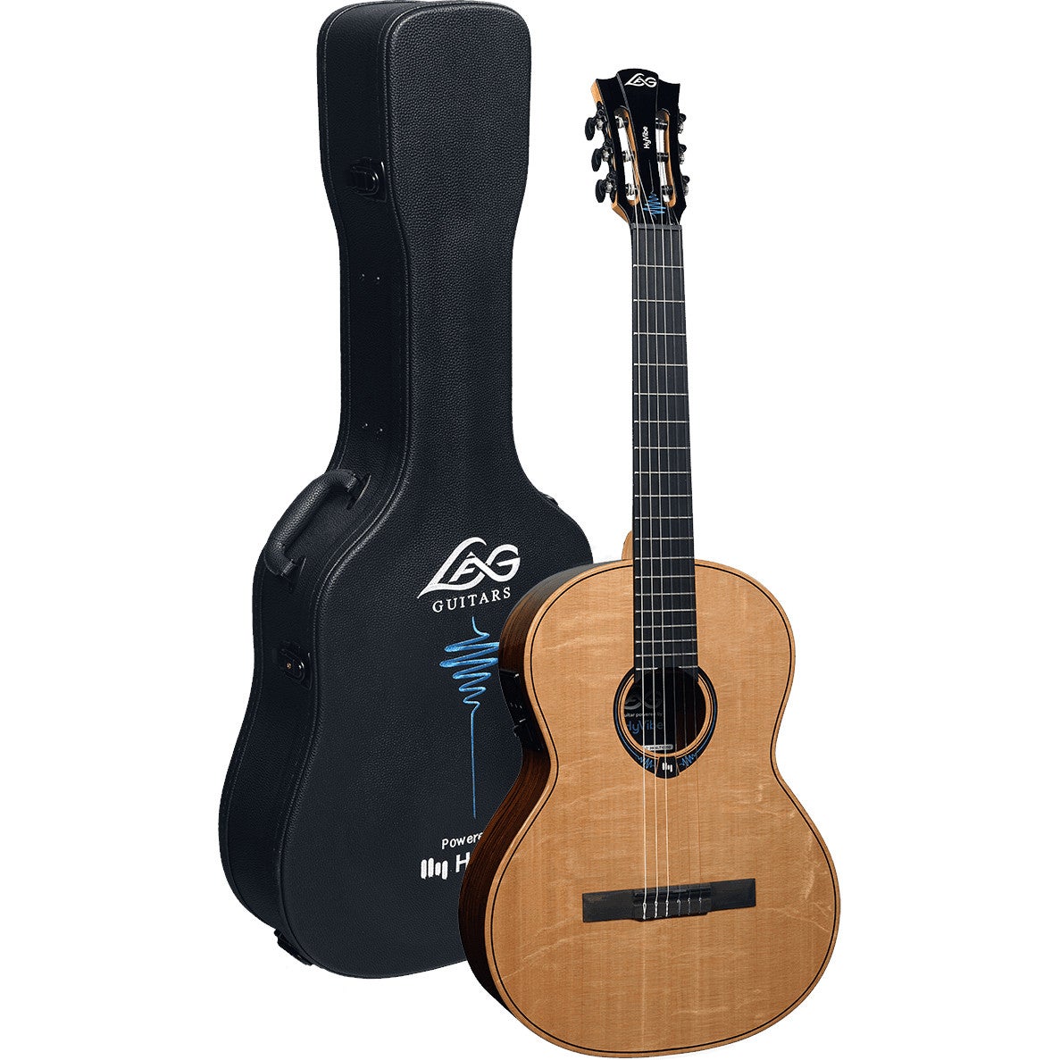 LAG Guitars Classic HyVibe 30 CHV30E Electro-Acoustic Classical Guitar with Built-In Effects and Bluetooth LAG Guitars Classic HyVibe 30 CHV30E Electro-Acoustic Classical Guitar with Built-In Effects and Bluetooth von LAG Guitars