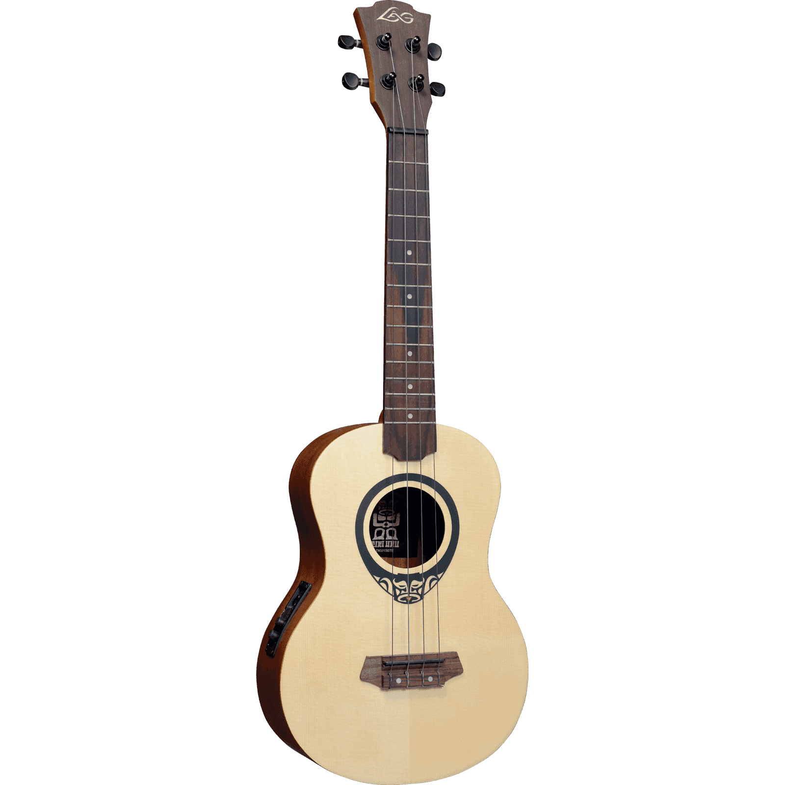 LAG Guitars Tiki Uku 150 TKU150TE Electro-Acoustic Thinline Tenor Ukulele with Gig Bag LAG Guitars Tiki Uku 150 TKU150TE Electro-Acoustic Thinline Tenor Ukulele with Gig Bag von LAG Guitars