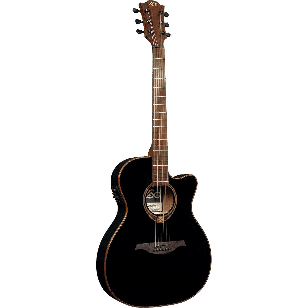 LAG Guitars Tramontane 118 T118ASCE-BLK Black Electro-Acoustic Thinline Guitar LAG Guitars Tramontane 118 T118ASCE-BLK Black Electro-Acoustic Thinline Guitar von LAG Guitars